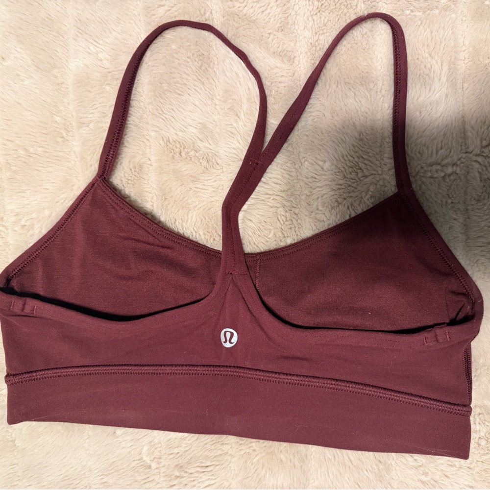 Maroon Sports Bra